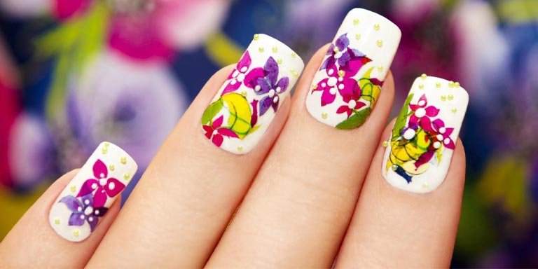 Floral Nail Art