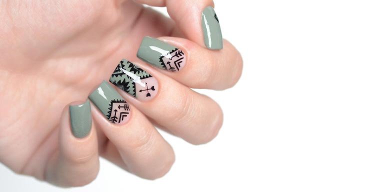 Tribal Nail Art Design