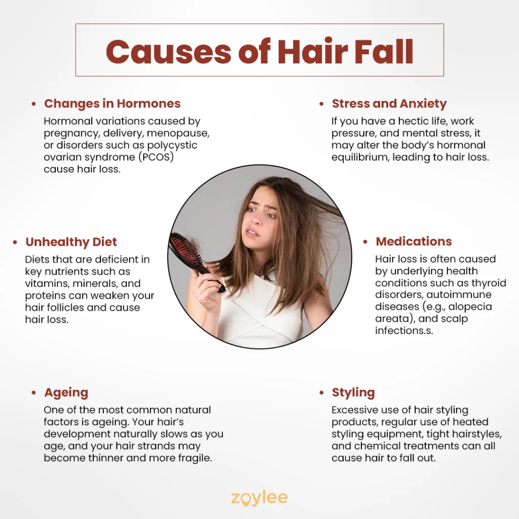 causes of hair fall