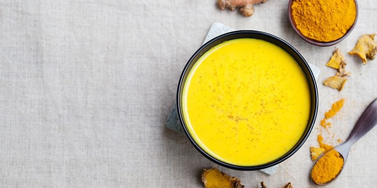 Milk and Turmeric Powder paste