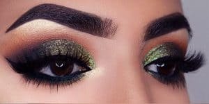 A smokey eye look never goes wrong for a festive season 