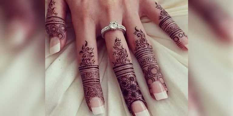Minimal Mehndi Design