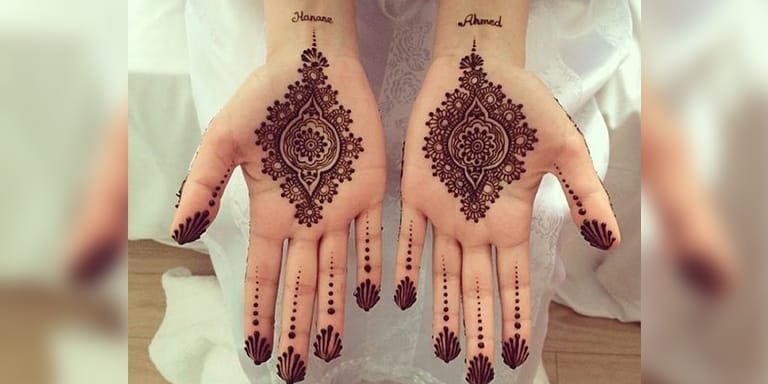 Minimal Mehndi Design