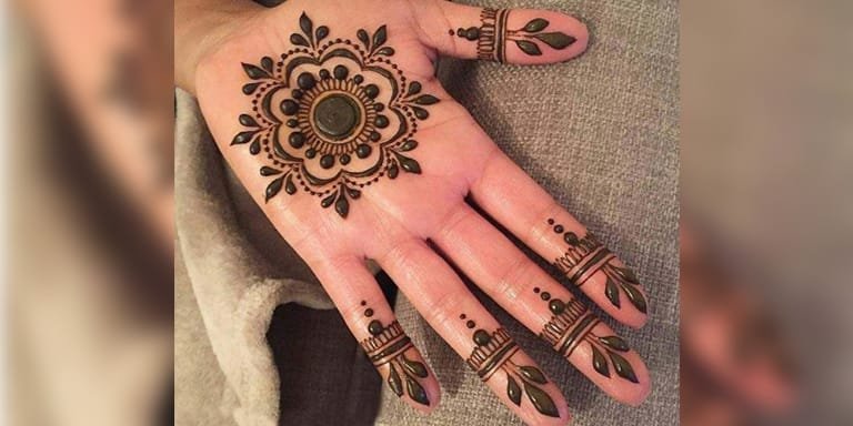 Minimal Mehndi Design