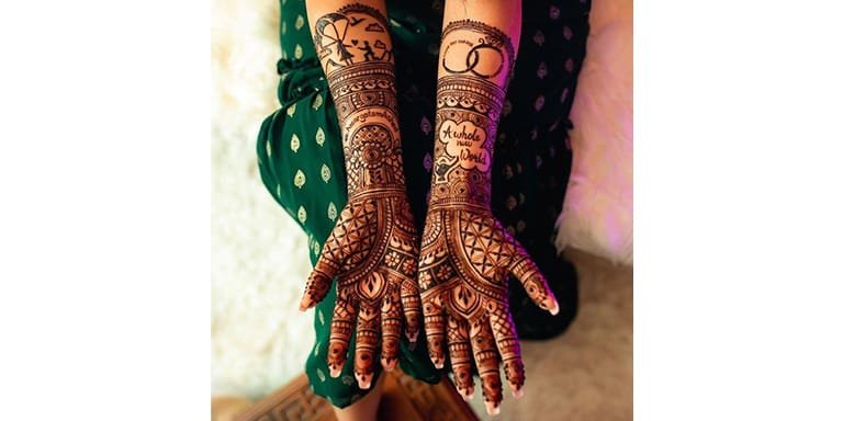 Storytelling Mehndi Design