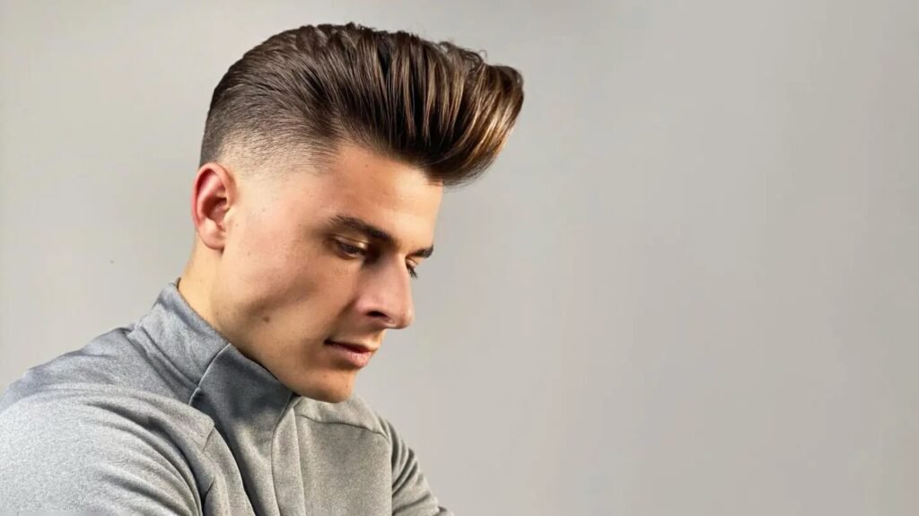 Pompadour hairstyle