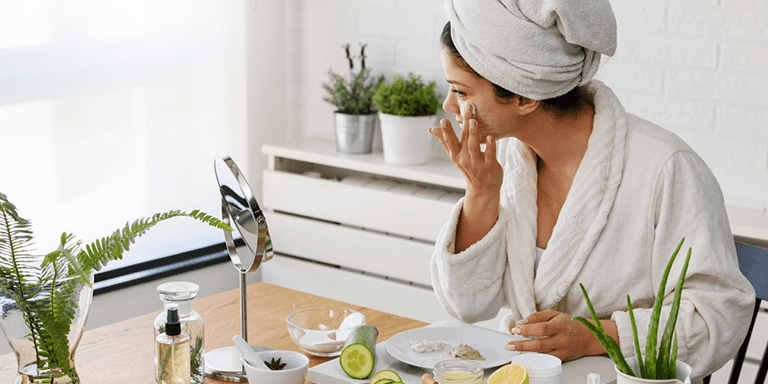 facial bleach at home