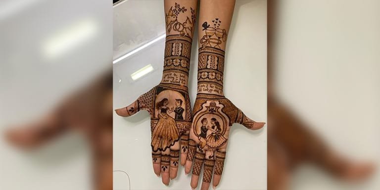 Mehndi Design With Storytelling