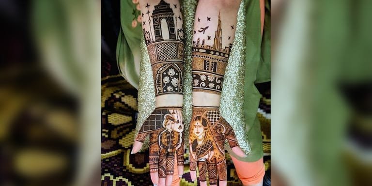 Mehndi Design With Storytelling