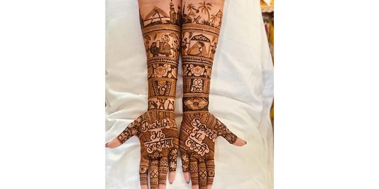 Mehndi Design With Storytelling
