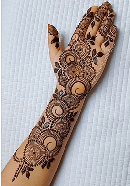 Easy Arabic Mehndi Design