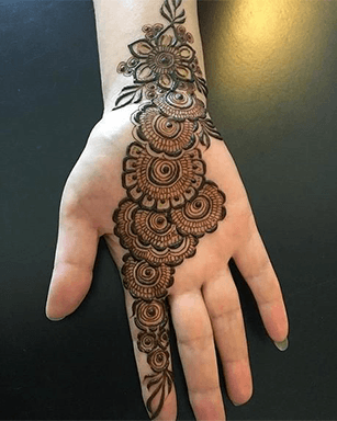Easy Arabic Mehndi Design
