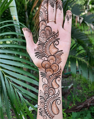 Easy Arabic Mehndi Design