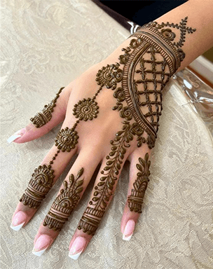 Easy Arabic Mehndi Design