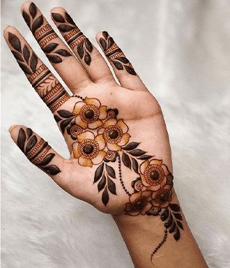 Easy Arabic Mehndi Design