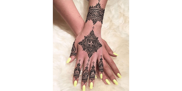 Moroccan Mehndi Design