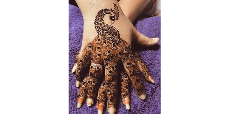 Peacock Mehndi Design
