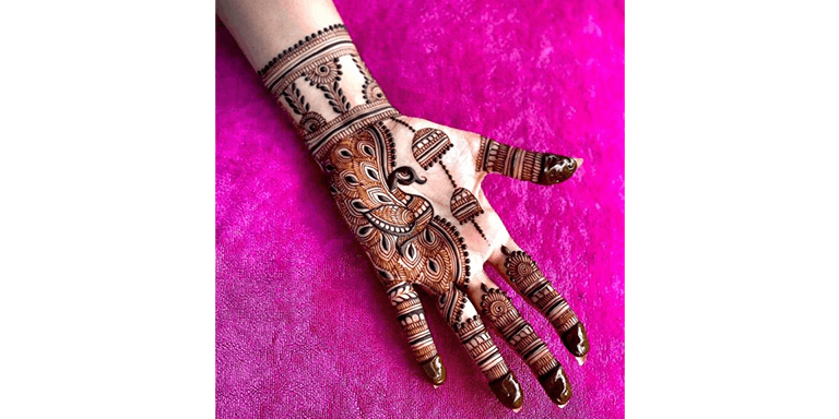 Peacock Mehndi Design