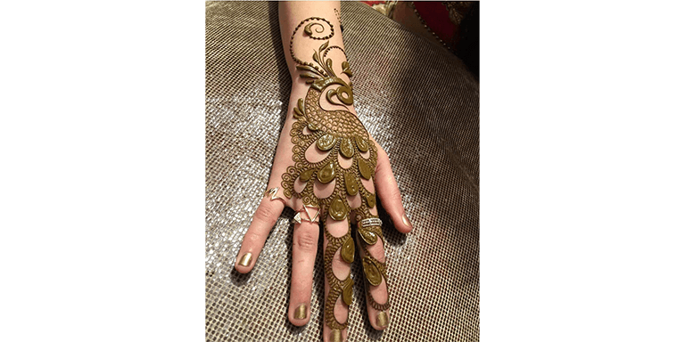 Peacock Mehndi Design