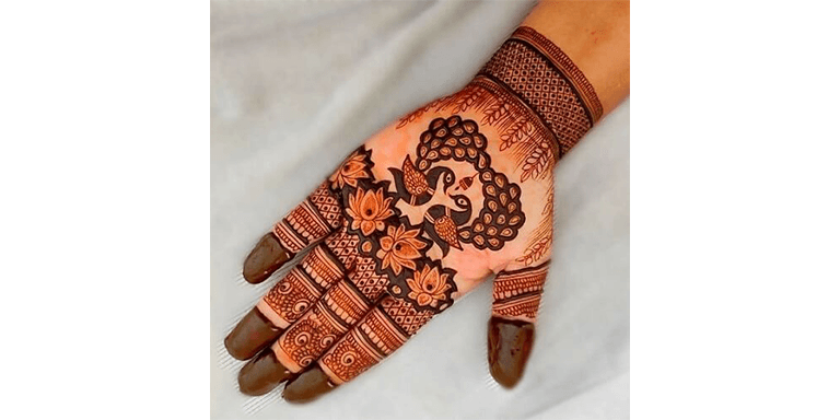Peacock Mehndi Design