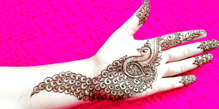 Peacock Mehndi Design