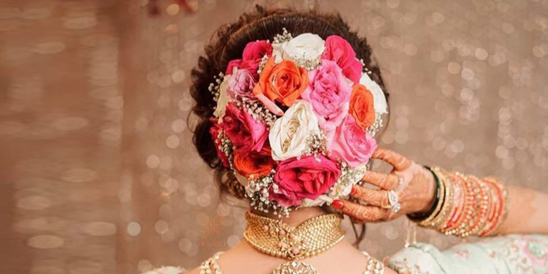 Bridal Hairstyle for Short Hair (Falling Hard For The Fux Bun ) 01