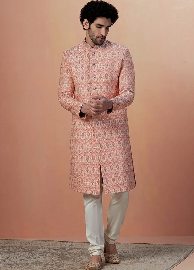 Embellished Groom Sherwani