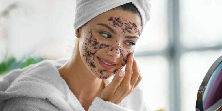 Exfoliation for winter skin care