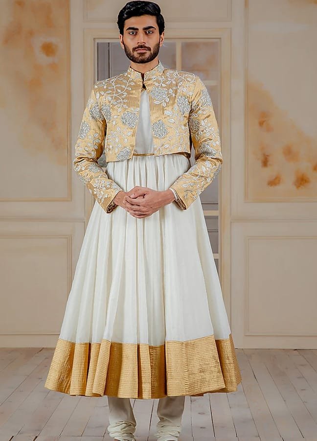 Kalidaar Groom Sherwani 