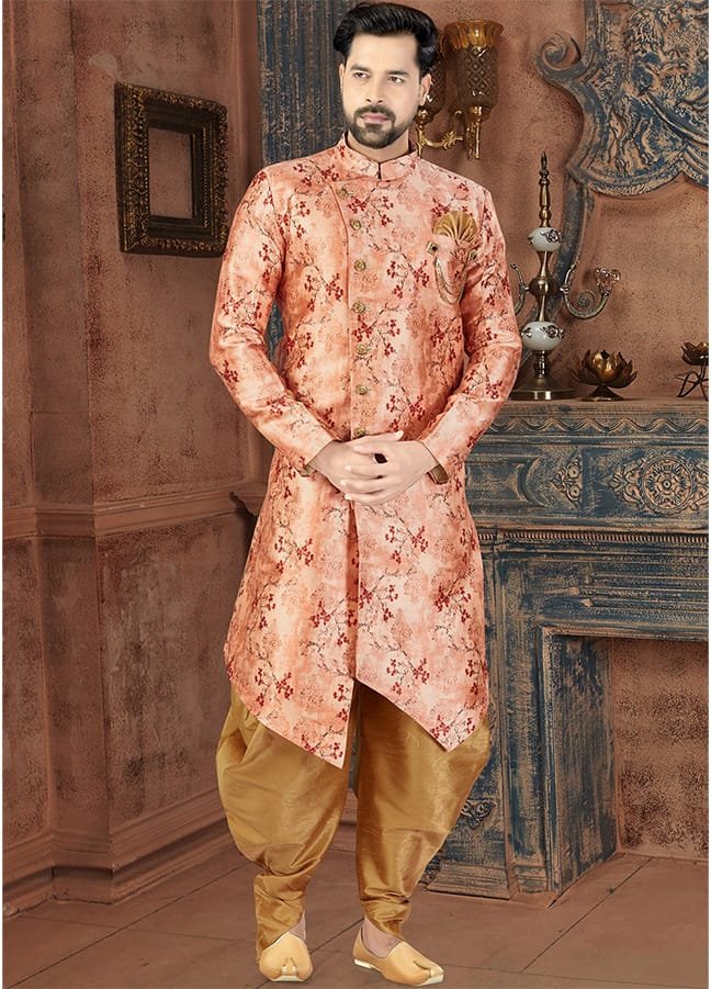 Printed Groom Sherwani