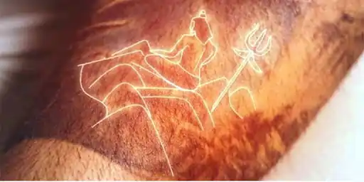 Lord Shiv Virat Kohli Tattoo