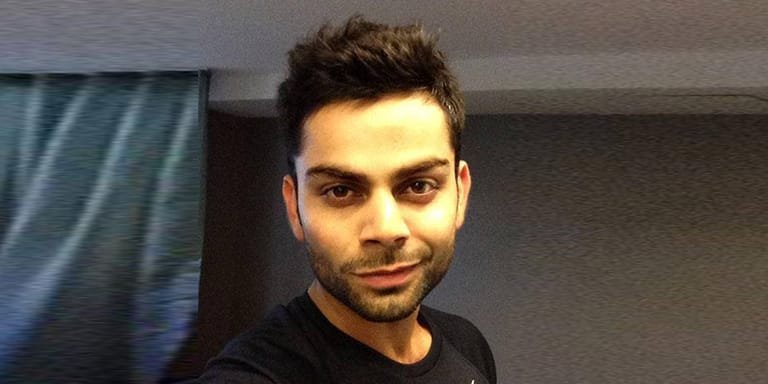 Medium Virat Kohli Hairstyle