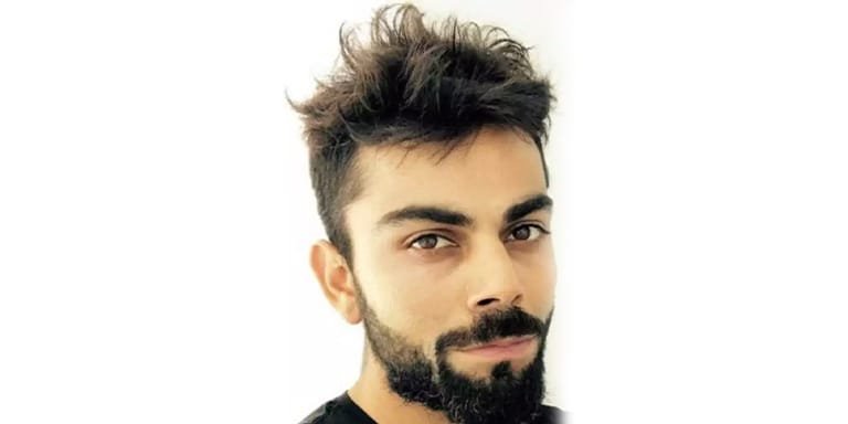 Messy Virat Hairstyle