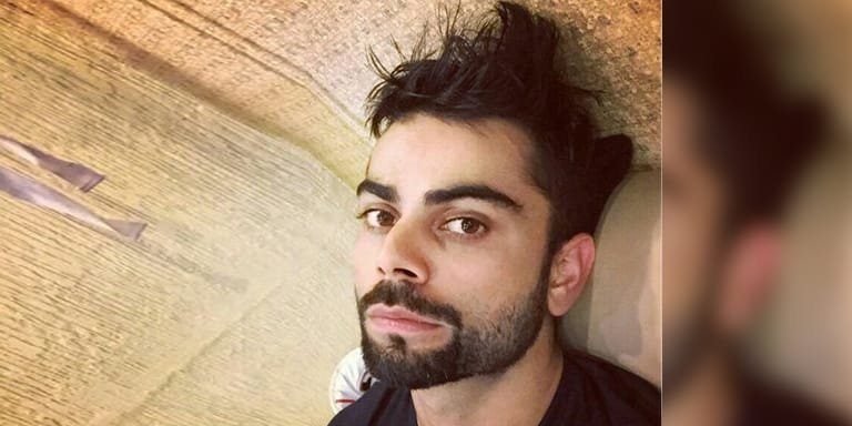 Messy Virat Hairstyle