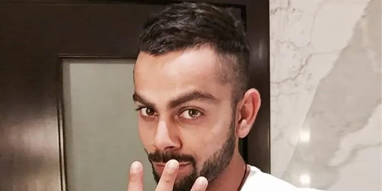 Short Undercut virat hair style