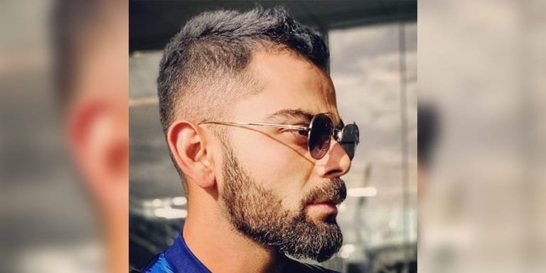 Side-Fade Virat Kohli Hairstyle
