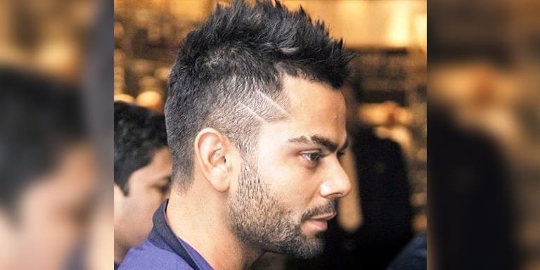 Side-Fade Virat Kohli Hairstyle