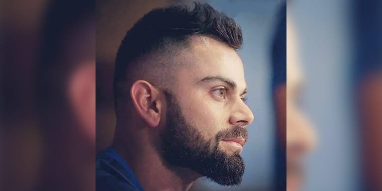 Side-Fade Virat Kohli Hairstyle