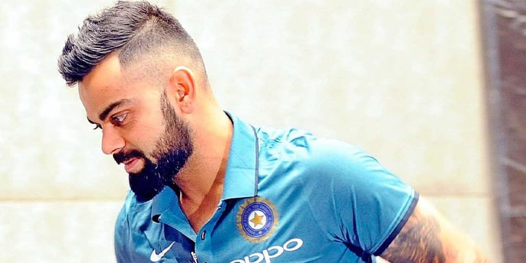 Side-Fade Virat Kohli Hairstyle