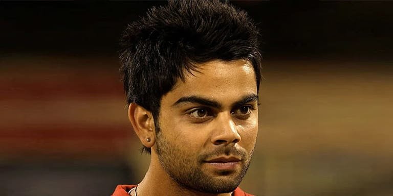 Spikes Virat kohli hair style