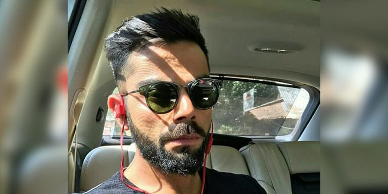 Sporty Virat Kohli Hairstyle