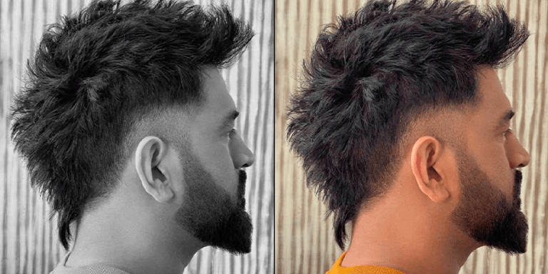 Faux Hawk Dhoni Hairstyle