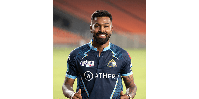 Hardik Pandya Hairstyle (Gujarat Titans)