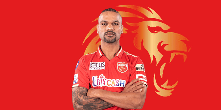 Shikhar Dhawan hairstyle (Punjab Kings)