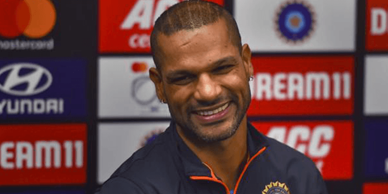 Shikhar Dhawan hairstyle (Punjab Kings)