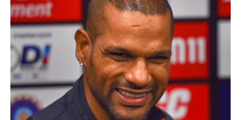 Shikhar Dhawan hairstyle (Punjab Kings)