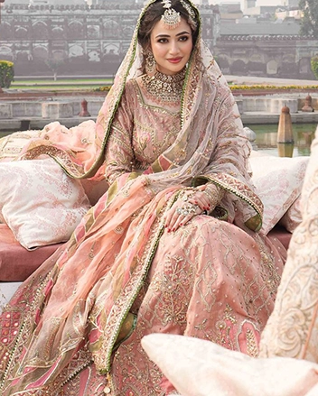 Pink Lehnga For Muslim Brides