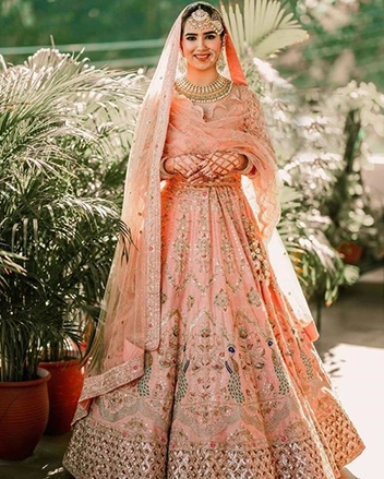 Pink Lehnga For Muslim Brides