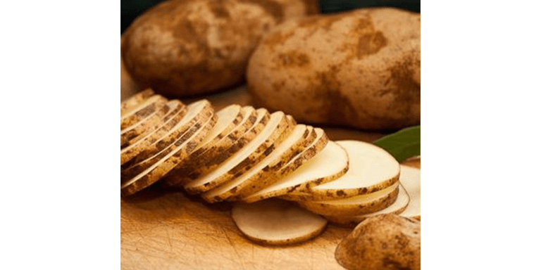 Raw Potato Slice