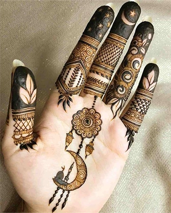 chand mehndi design
